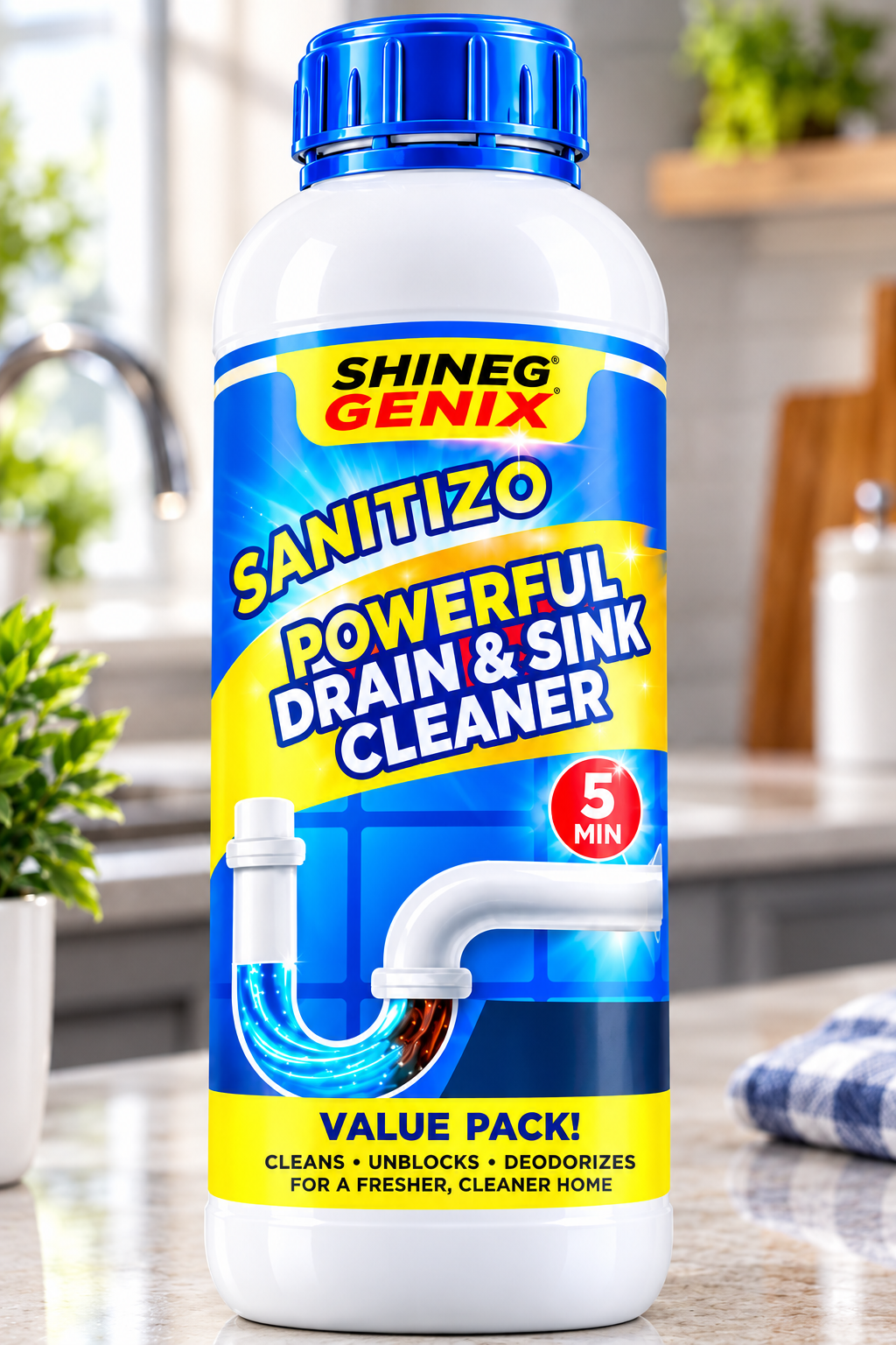 Powerful Drain Blockage & Sink Cleaner Powder buy 1 get 3 free